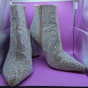 Betsey Johnson Cady Rhinestone Boots